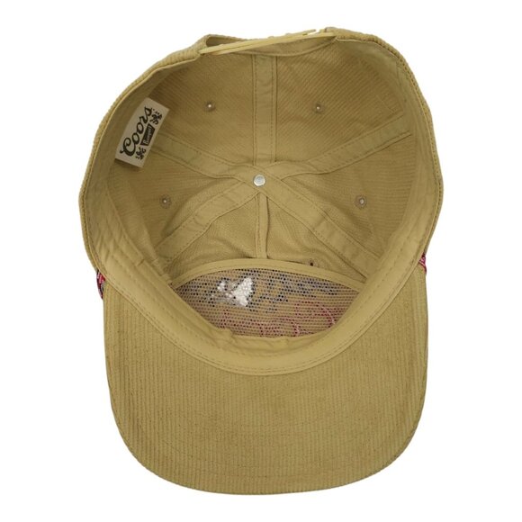 Coors Banquet Golden Colorado Corduroy Rope Snapback Cap Baseball Embroidered - Picture 5 of 13
